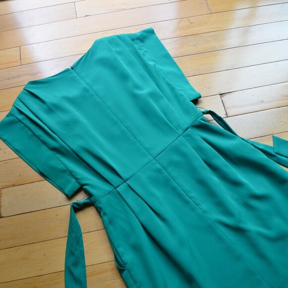 ELIZA J Drape Sleeve Sash Belt Dress Size 6 - Picture 11 of 12